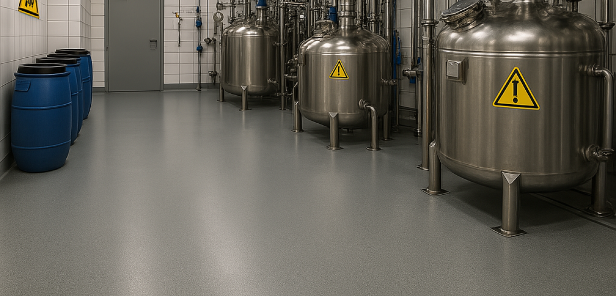 Podłogi przemysłowe odporne na chemikalia – Kompletny przewodnik
